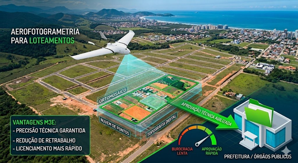 aerofotogrametria para loteamentos