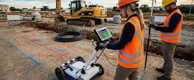 georradar no mapeamento de tubulações M3E
