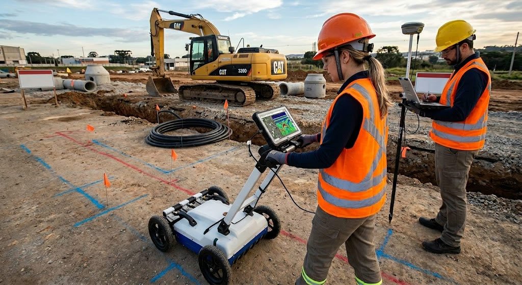 georradar no mapeamento de tubulações M3E