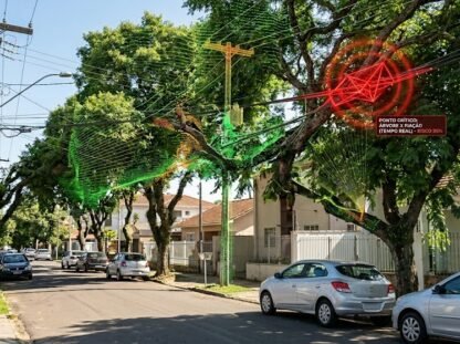 monitoramento 3d de rede elétrica m3e