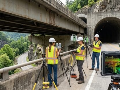 Escaneamento 3D Protege Pontes e Túneis Levantamento As-Built M3E Escaneamento 3D Protege Pontes e Túneis Levantamento As-Built M3E