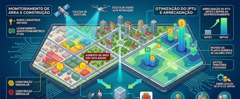 Como o Geoprocessamento para Prefeituras Ajuda a Detectar Imóveis Irregulares e Otimizar o IPTU, M3E