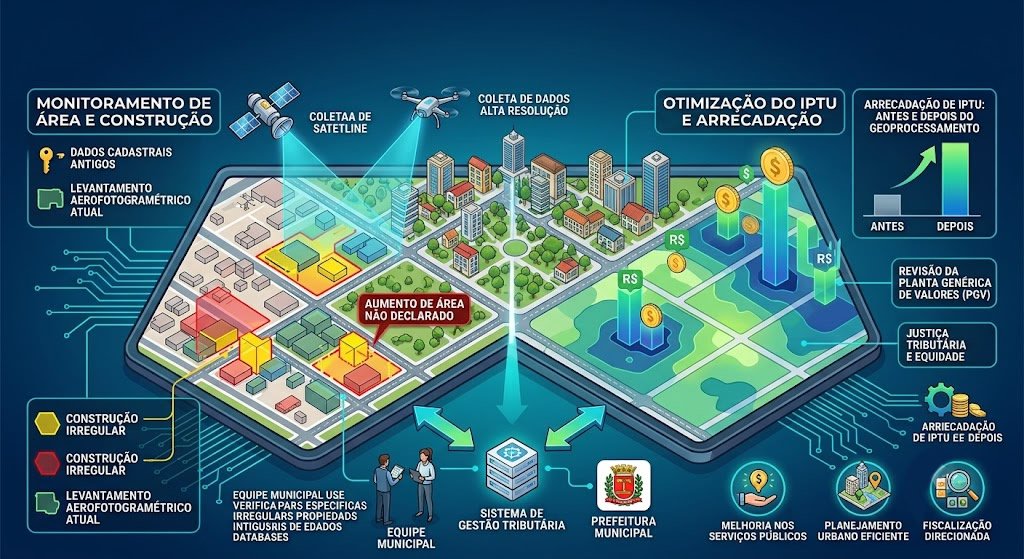 Como o Geoprocessamento para Prefeituras Ajuda a Detectar Imóveis Irregulares e Otimizar o IPTU, M3E