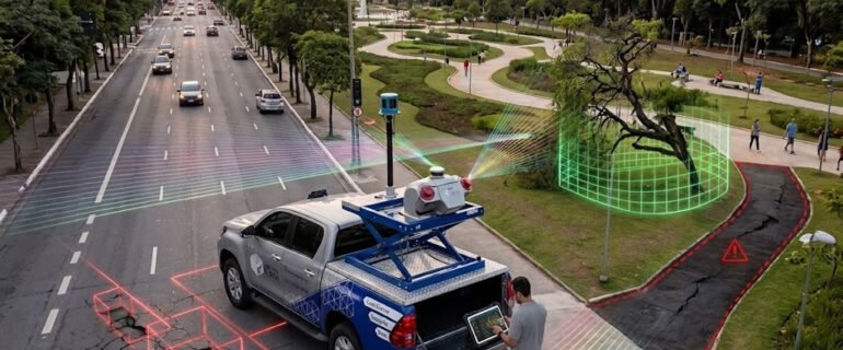mapeamento móvel para gestão de arborização, m3e, mobile mapping