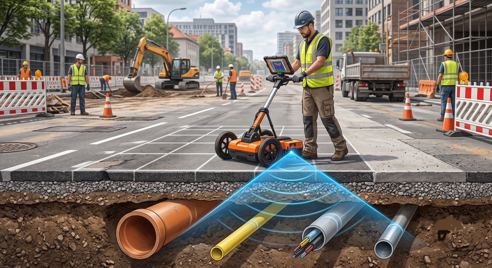 Como Funciona o Georradar em Obras Públicas, M3E