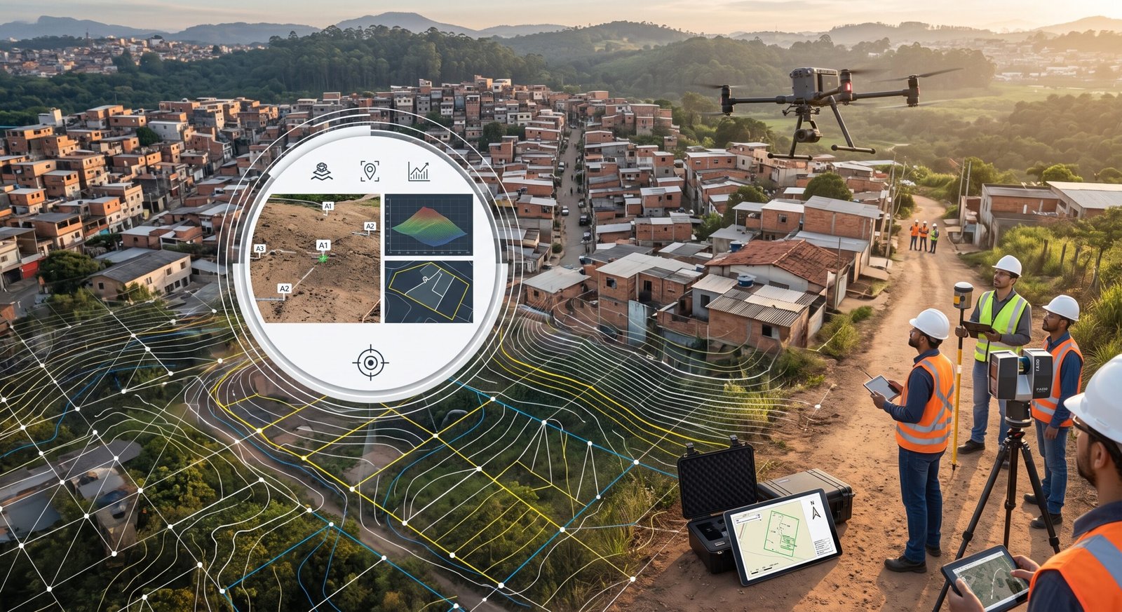 Tecnologia no Campo Aerofotogrametria por Drones e Topografia de Precisão, M3E