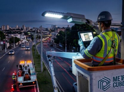 inventário de iluminação pública, m3e