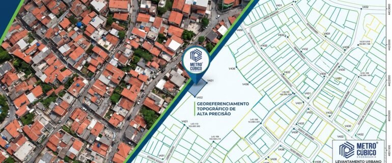 levantamento topográfico para reurb, M3E