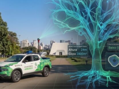 inventário da arborização urbana, m3e