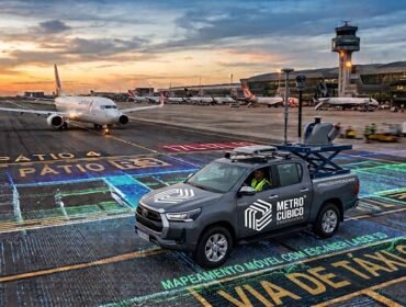 laser scanner 3D para aeroportos, m3e